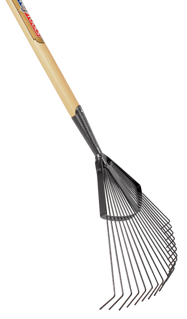 Gazonhark Professioneel Gesmeed 20 tanden Essenhouten steel 140 cm
