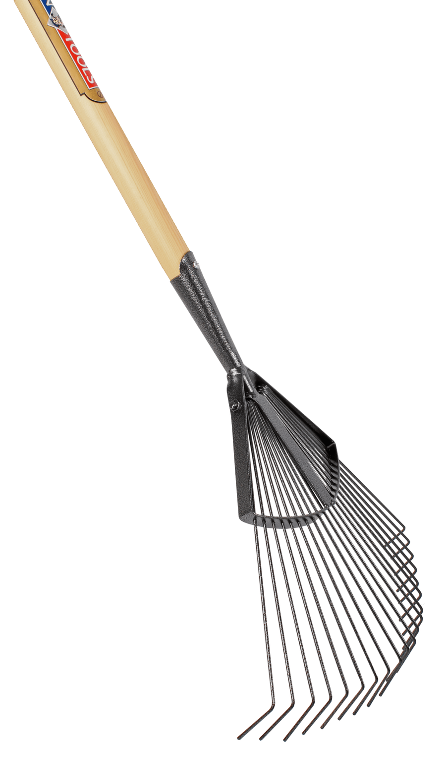 Gazonhark Professioneel Gesmeed 20 tanden Essenhouten steel 140 cm