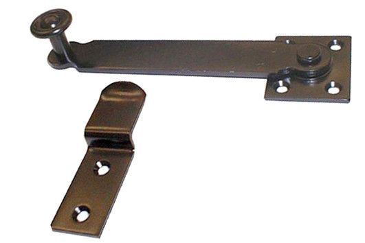 Luikoverslag 165 mm zwart