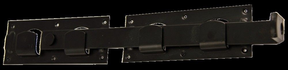 Overslaggrendel 430mm zwart