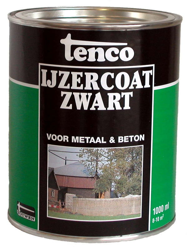 Tw Tenco Ijzercoat Teerv 1l Zwart