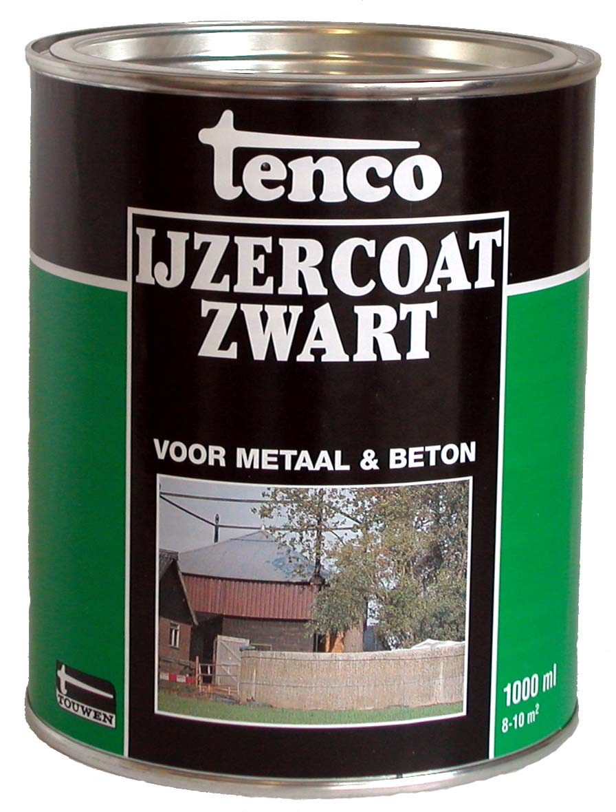 Tw Tenco Ijzercoat Teerv 1l Zwart