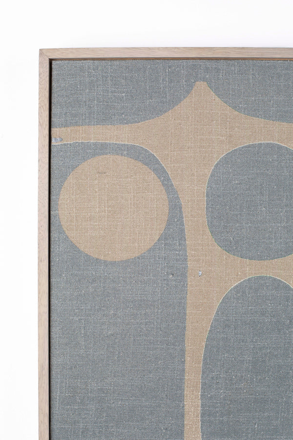 Galaxy wanddecoratie blauw/beige