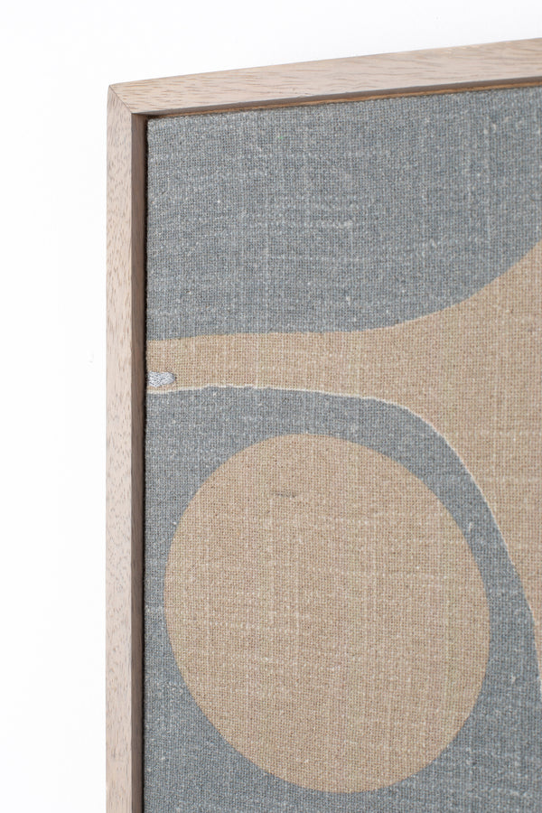 Galaxy wanddecoratie blauw/beige