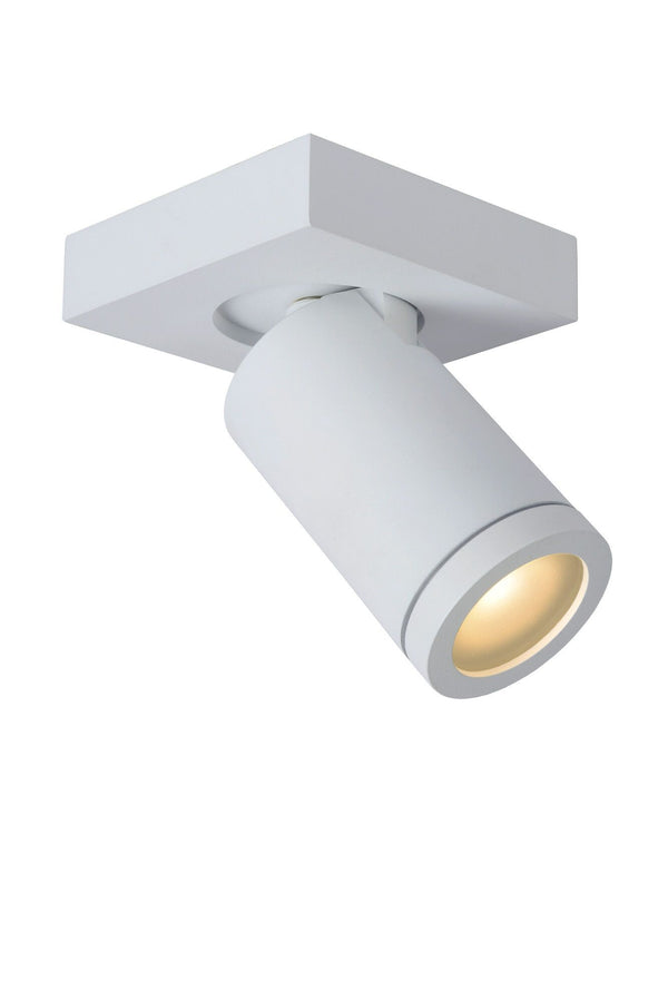 Plafondspot Badkamer LED Dim to warm GU10 1x5W 2200K/3000K IP44 Wit