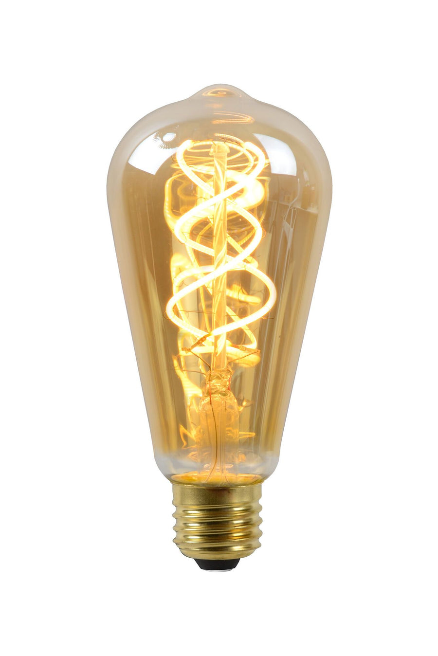 Filament lamp Ø 6,4 cm LED Dimb. E27 1x5W 2200K Amber