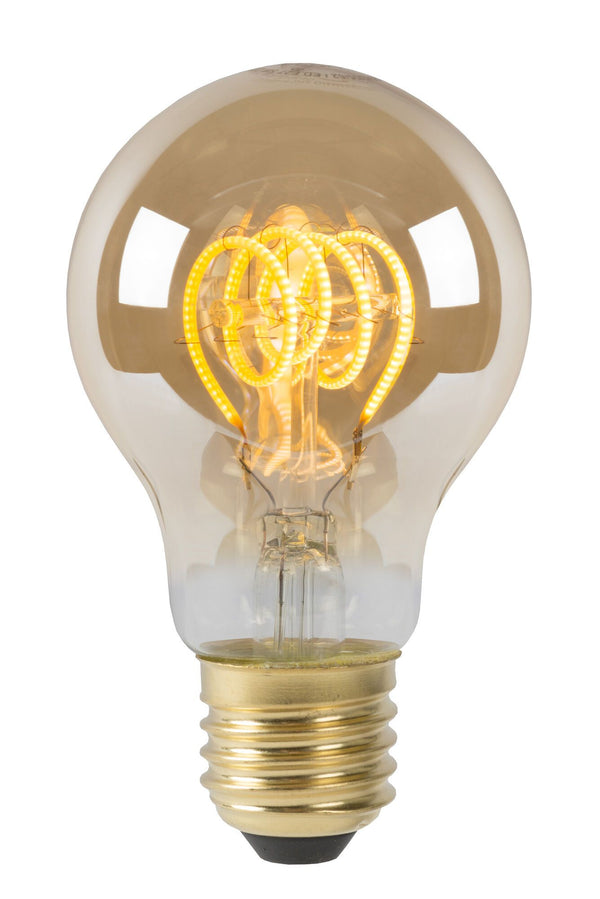 Filament lamp Ø 6 cm LED Dimb. E27 1x5W 2200K Amber