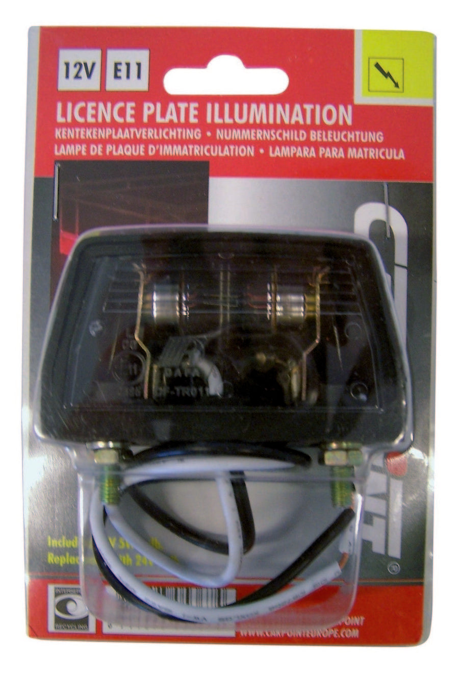 Carpoint kentekenverlichting 12v e11 72mm