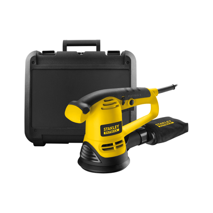 480W Excentrische schuurmachine, 125mm, accessoires, koffer