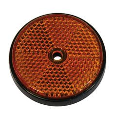 Carpoint reflectoren rond ø 70mm oranje 2 stuks