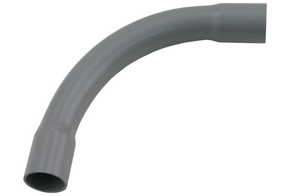 Bocht pvc 5/8 grijs                  (5)