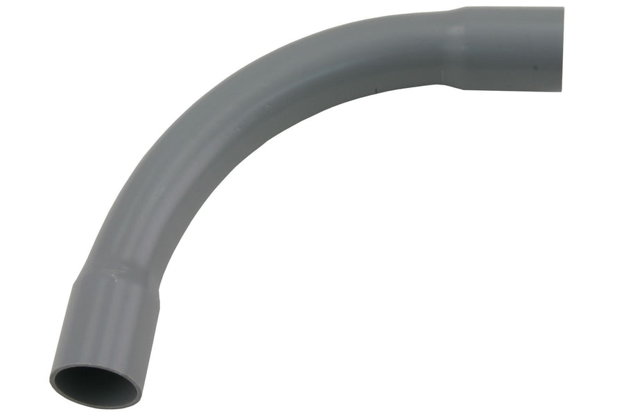 Bocht pvc 5/8 grijs                  (5)