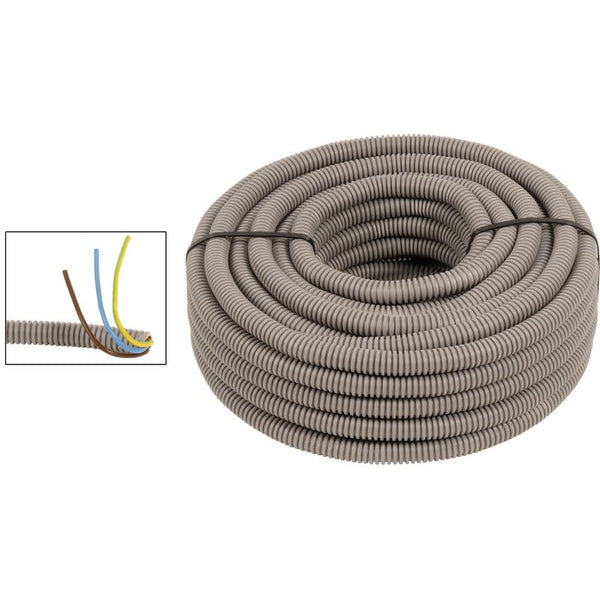 Instal buis flex 5/8 bedr 3x2.5 sv   20m