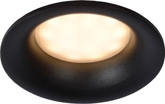 Inbouwspot Badkamer Ø 8,5 cm 1xGU10 IP44 Zwart