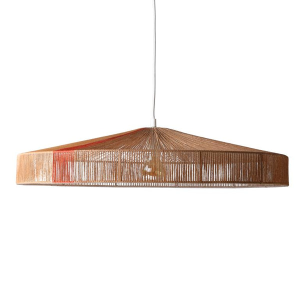 Pendant rope lamp terra shades