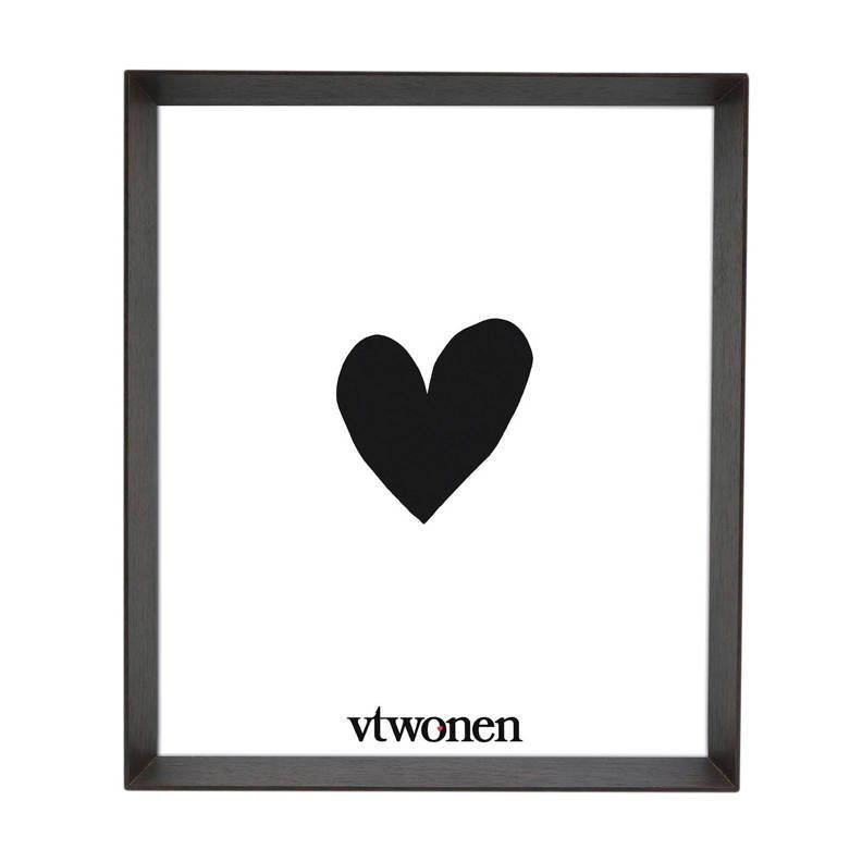 Photo Frame Wood Dark Brown 30x35x4cm