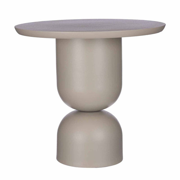 Marcy bijzettafel taupe - h34,5xd38cm