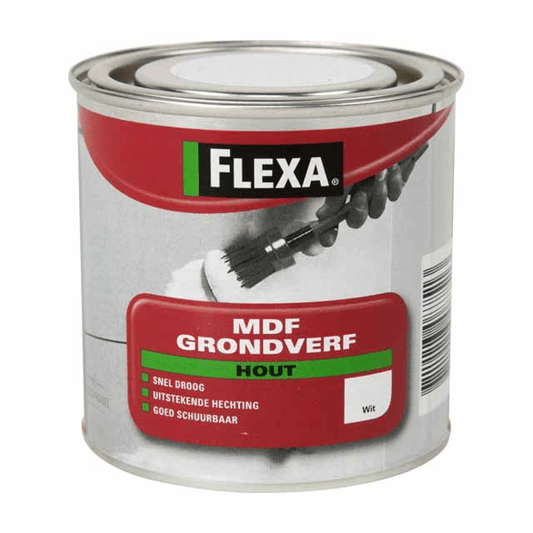 Fl Mdf Grondverf Wit 250ml