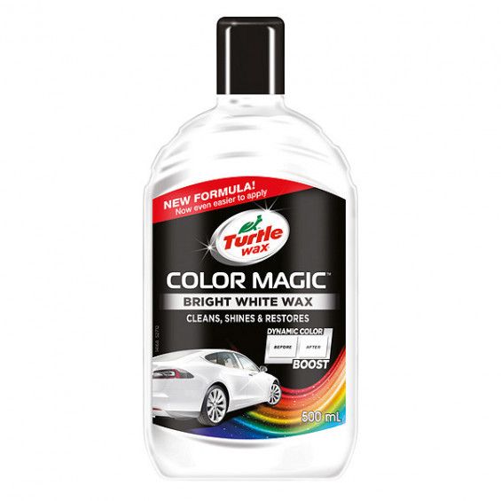 Turtle wax 52712 color magic bright white wax 500ml