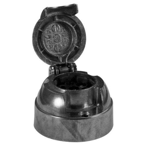Carpoint 7-polige metalen stekkerdoos met mistlampschakeling