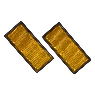 Carpoint reflector oranje 86x40mm 2 stuks