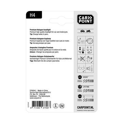 Carpoint premium autolamp h4 12v 60/55w