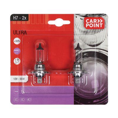 Carpoint ultrabright autolamp h7 12v 55w 2 stuks