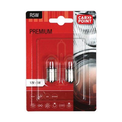Carpoint premium autolampen 12v r5w 2 stuks