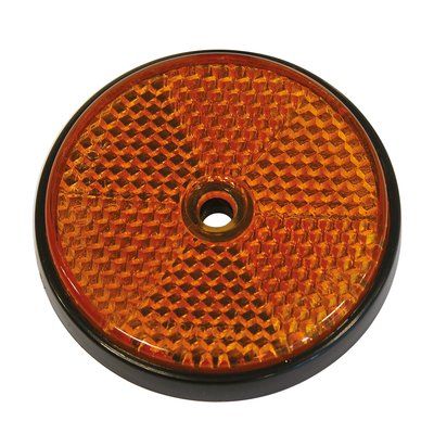 Carpoint reflectoren rond ø 70mm oranje 2 stuks
