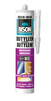 Butyleenkit 300 ml koker bruin
