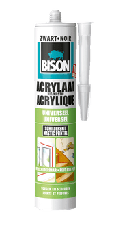 Acrylaatkit 300 ml koker zwart
