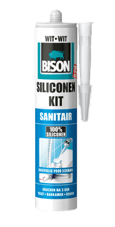 Siliconenkit sanitair 300 ml koker wit