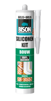 Siliconenkit bouw 300 ml koker grijs