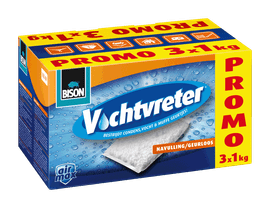 Vochtvreter®  bag 3 x 1 kilo navul.geurloos