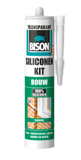 Siliconenkit bouw 300 ml koker transparant