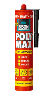 Poly max® expr 425 g koker zwart