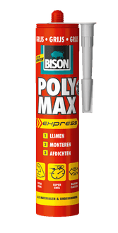 Poly max® express 425 g koker grijs