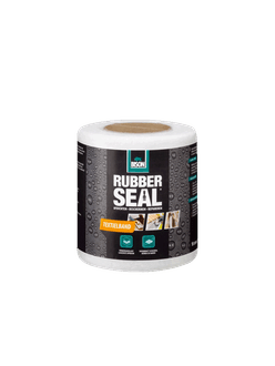 Bison rubber seal textielband 10 cm x 10 mtr