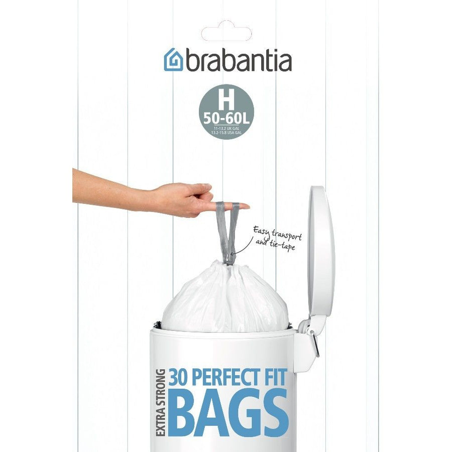 Afvalzak met trekbandsluiting PerfectFit H, 10 stuksrol