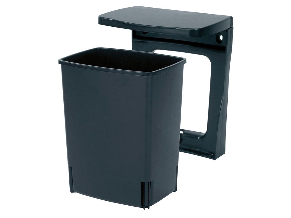 Inbouw Built-in Bin black