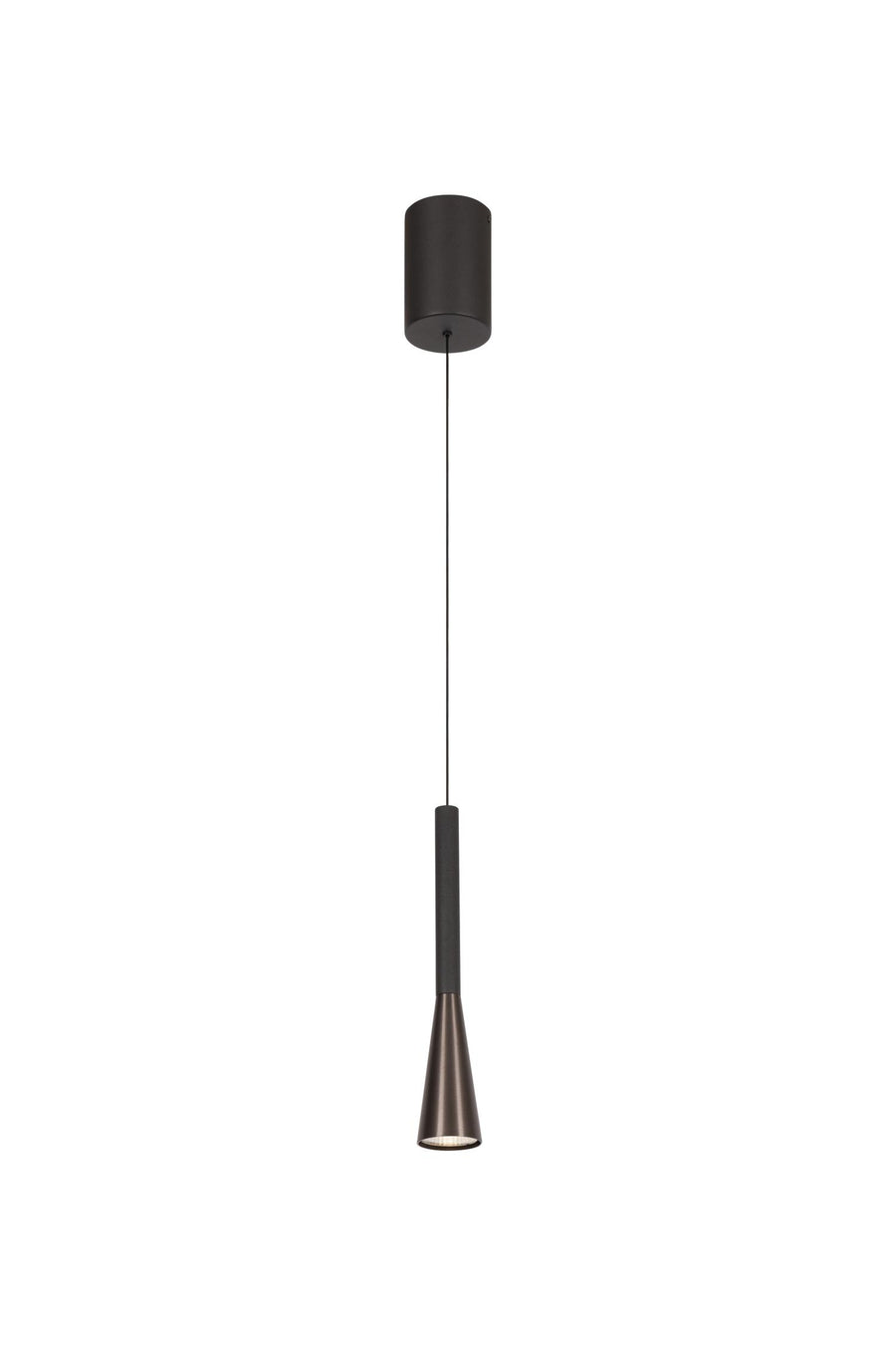Lucide JOAKIM dimbare LED-hanglamp Ø 7,7 cm, 7 W, 2700–4000 K, koffie