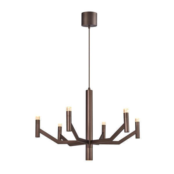 Lucide WELLINGTON dimbare LED-hanglamp Ø 60 cm, koffie