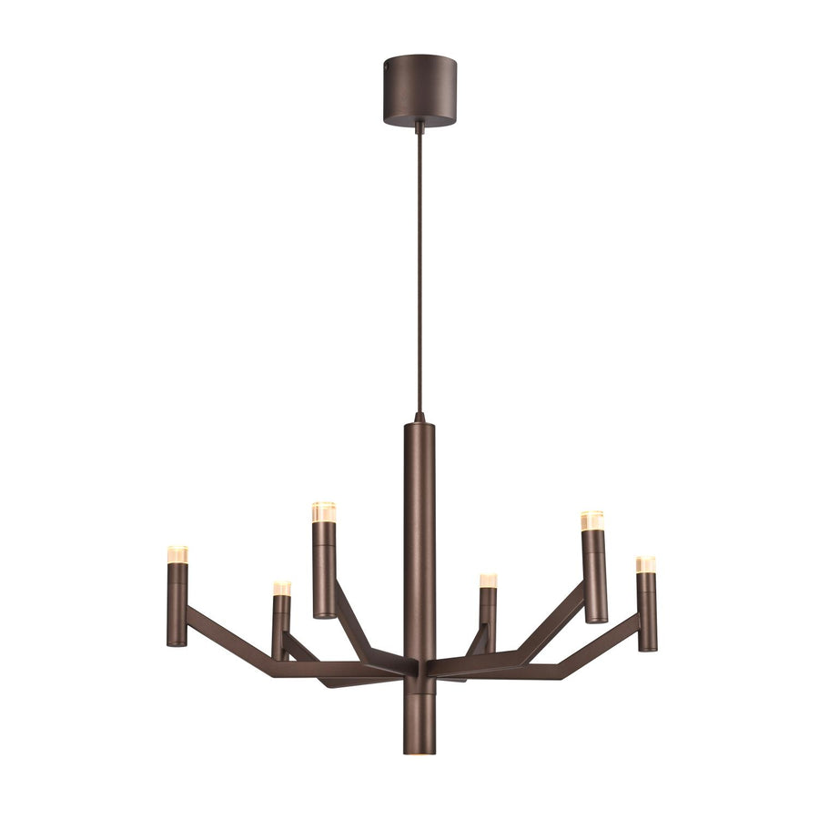 Lucide WELLINGTON dimbare LED-hanglamp Ø 60 cm, koffie