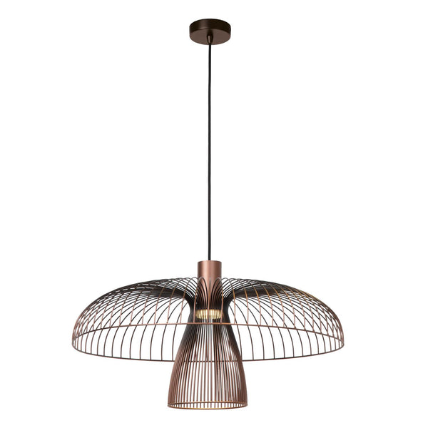 Lucide NIGELLA hanglamp Ø 60 cm, GU10, koffie