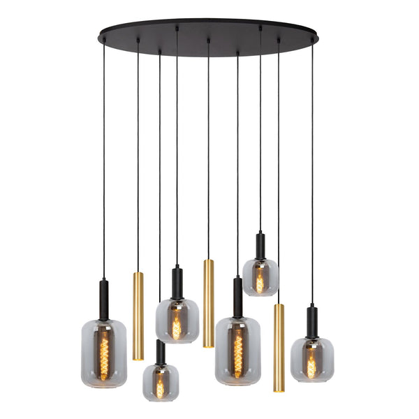 Lucide JOANET hanglamp 4 × E27, messing