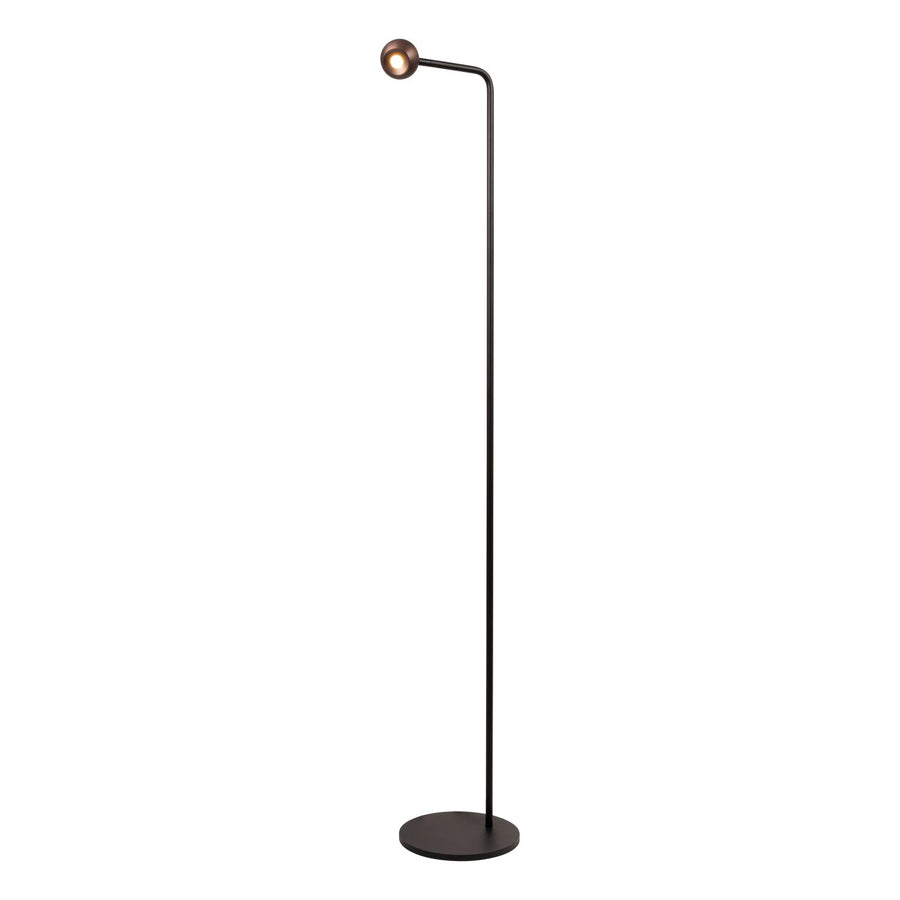 Lucide MONTANA dimbare LED-vloerlamp 6,3 W, koffie