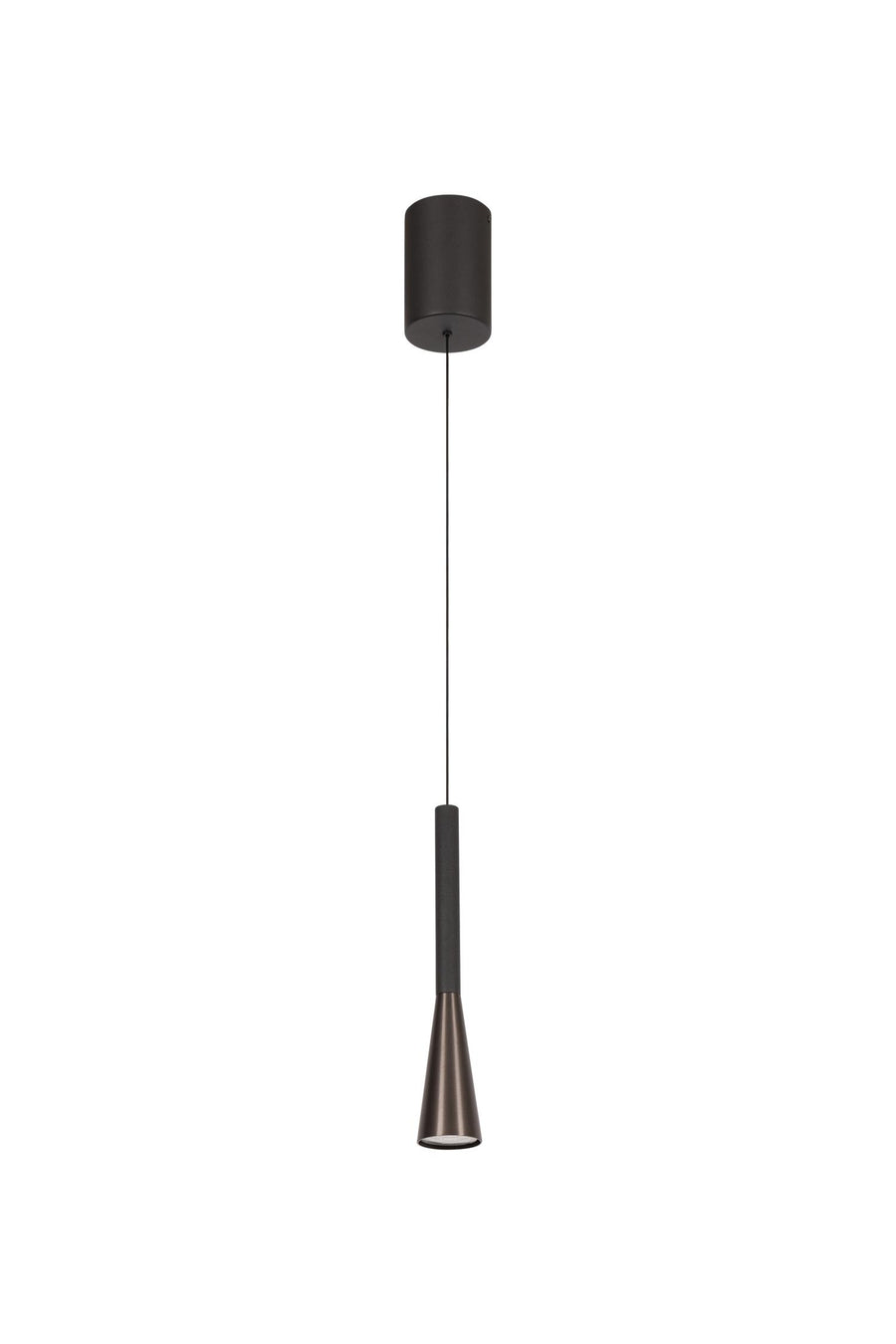 Lucide JOAKIM dimbare LED-hanglamp Ø 7,7 cm, 7 W, 2700–4000 K, koffie