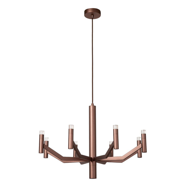 Lucide WELLINGTON dimbare LED-hanglamp Ø 80 cm, koffie