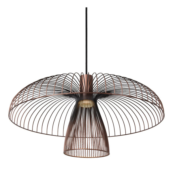 Lucide NIGELLA hanglamp Ø 60 cm, GU10, koffie