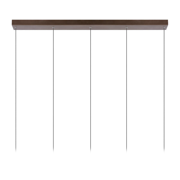 Lucide MARGARY dimbare LED-hanglamp 5 × 4,2 W, koffie